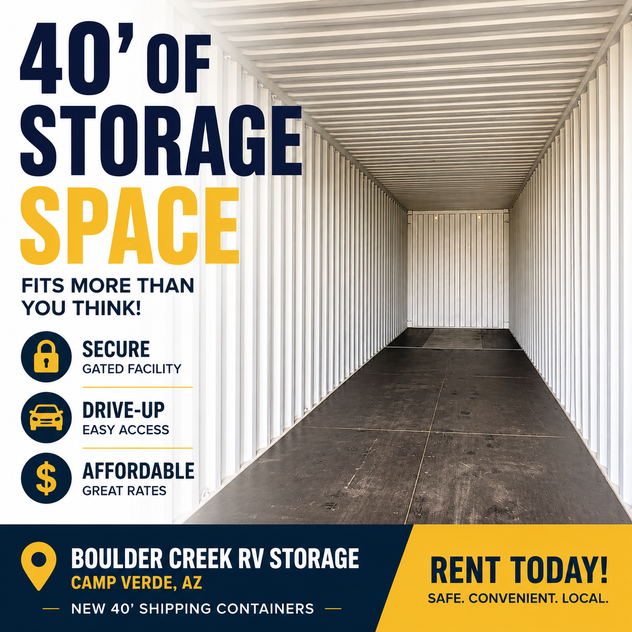 Self Storage in Camp Verde at Boulder Creek Self Storage in Camp Verde at Boulder Creek